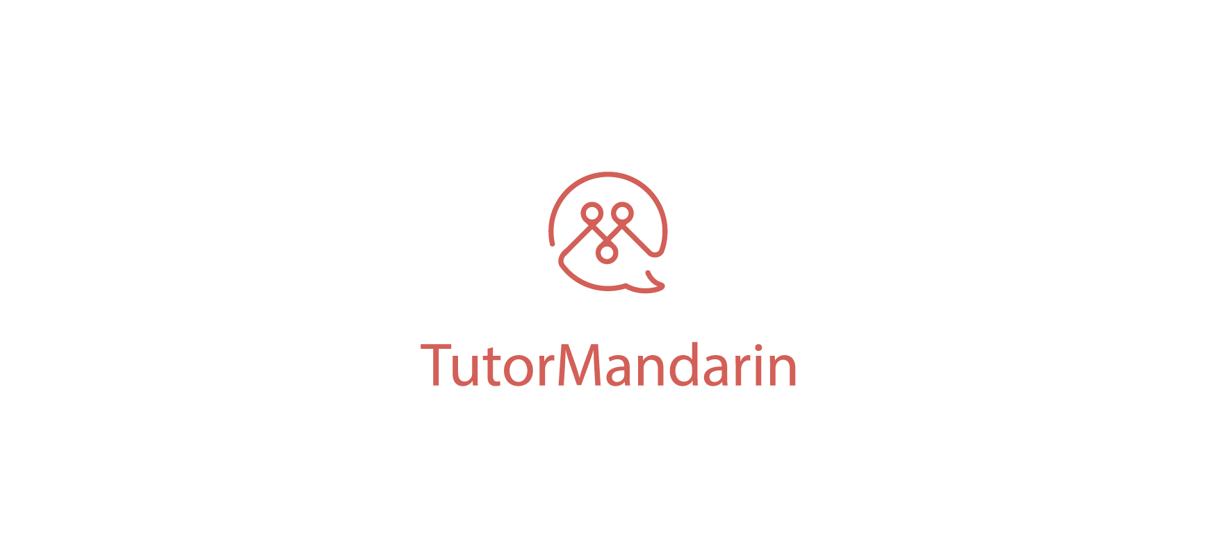TutorMandarin Press Kit - Standing logo in red